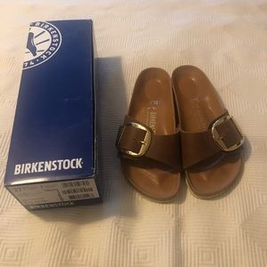 Birkenstock Madrid Big Buckle 37 Cognac
